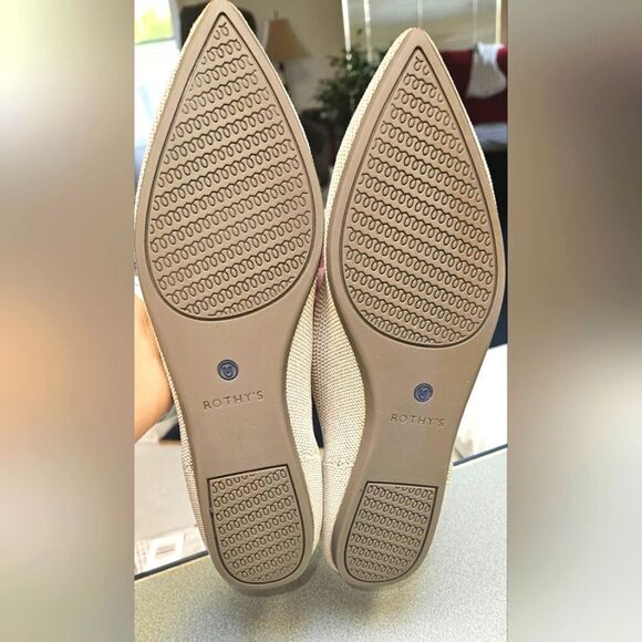 ROTHY'S THE POINT Slip on Ballet Flats Pointed Toe Washable Comfort Shoe SZ: W10 - Picture 15 of 16